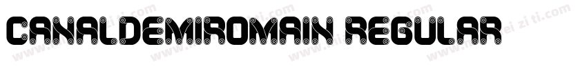 CanalDemiRomain Regular字体转换